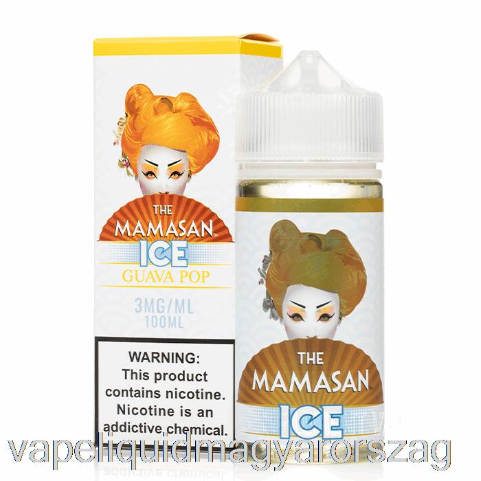 Jég Guava Pop - A Mamasan E-liquid - 100 Ml 6 Mg Vape E Cigi